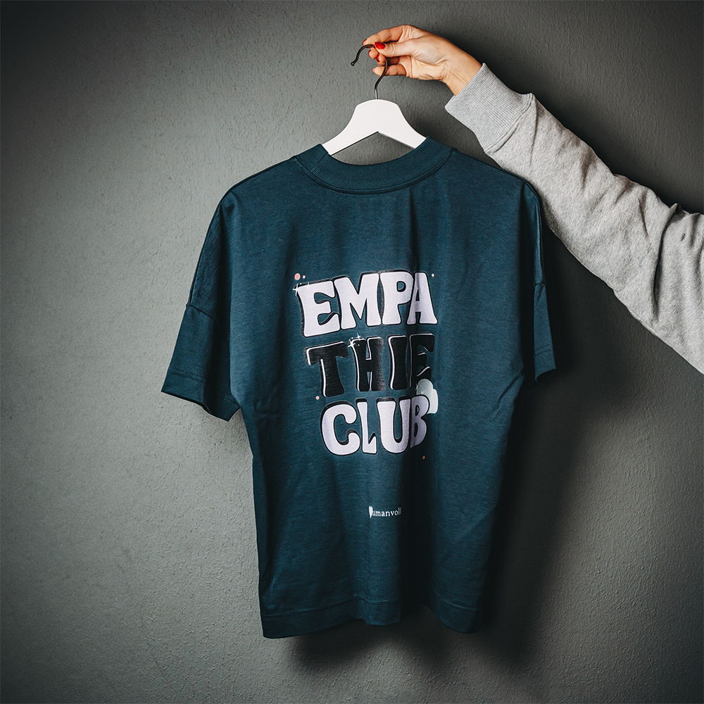 Empathie Club Oversized Shirt - Blue