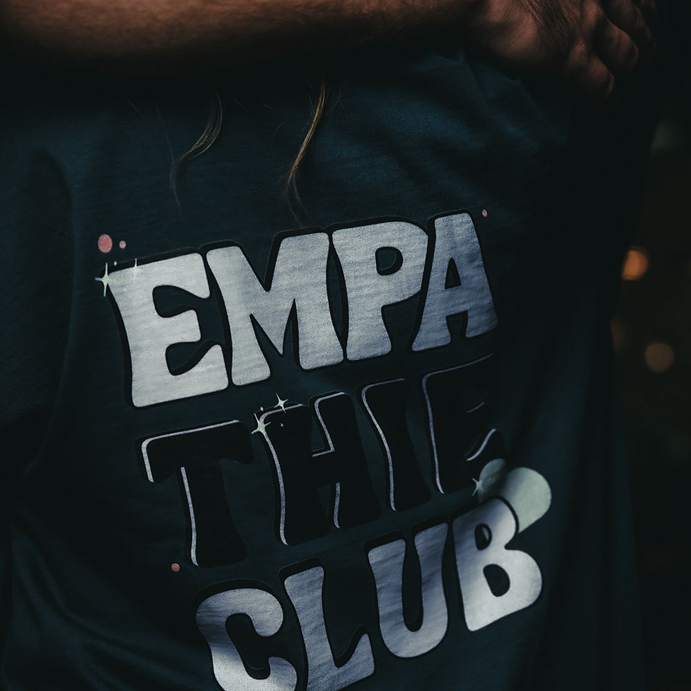 Empathie Club Oversized Shirt - Blue