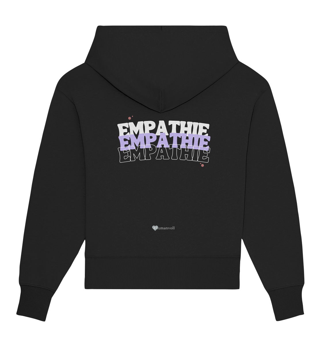 Empathie Oversized Hoodie - Black