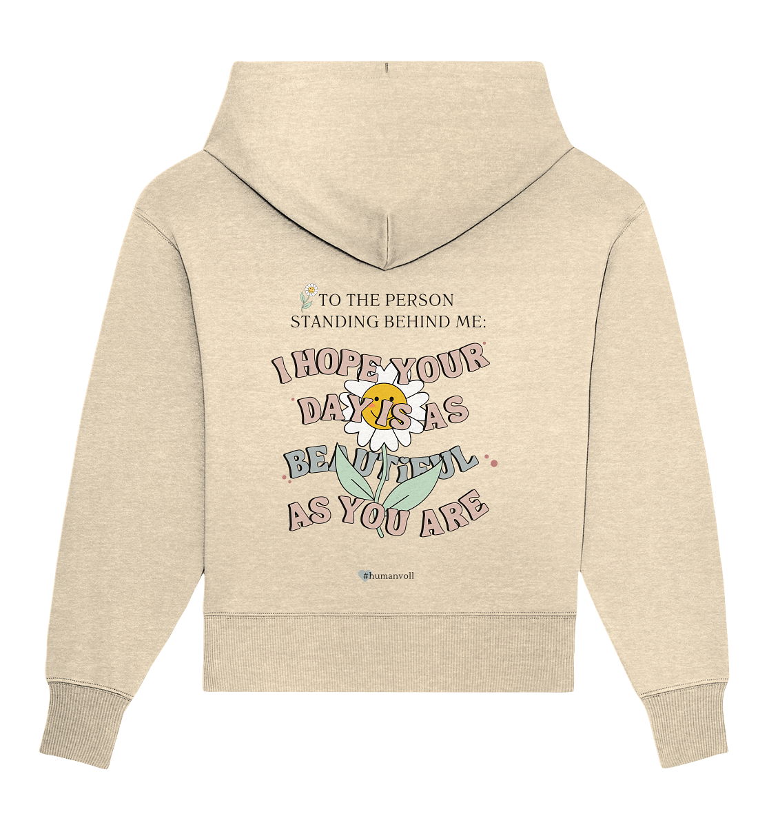 Beautiful Day Oversized Hoodie - Beige