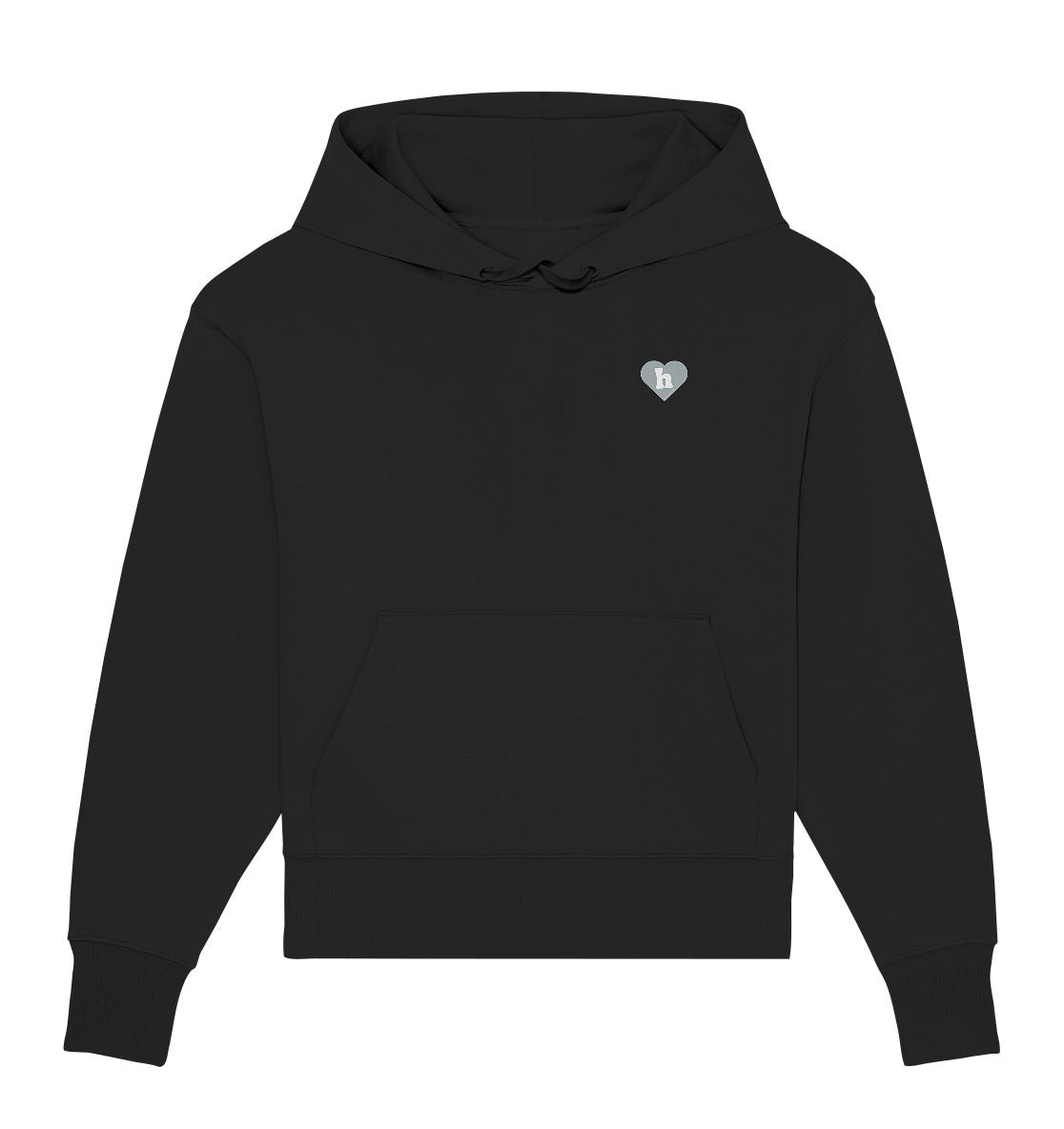 Beautiful Day Oversized Hoodie - Black